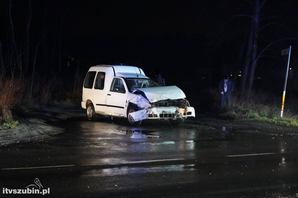 Kolizja trzech pojazdów w Zamościu