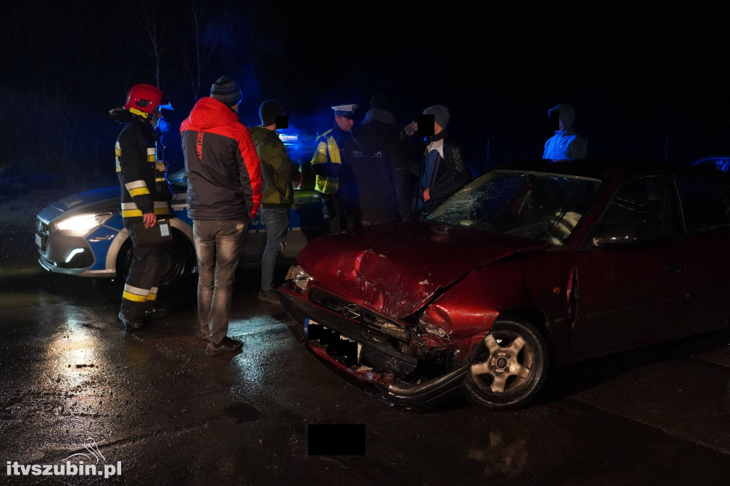 Kolizja trzech pojazdów w Zamościu