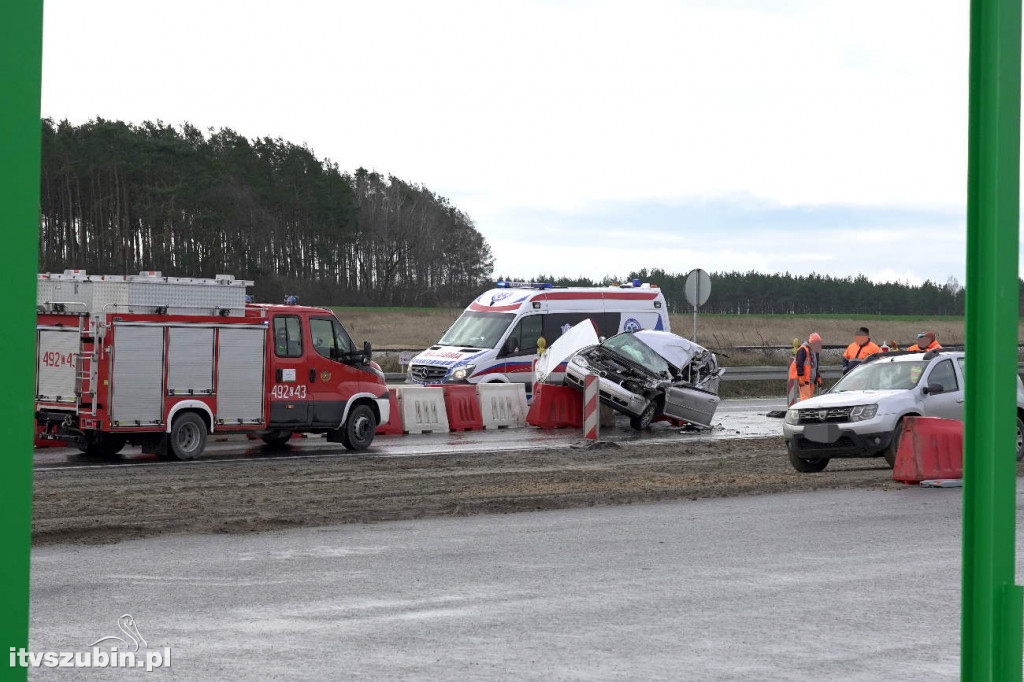 Zdarzenie drogowe na DK05 w Kowalewie