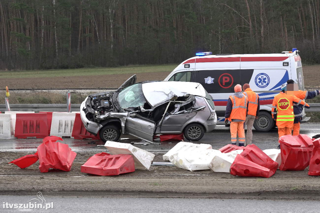 Zdarzenie drogowe na DK05 w Kowalewie