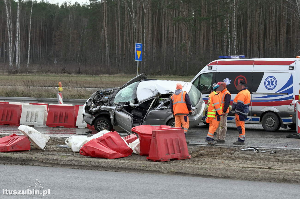 Zdarzenie drogowe na DK05 w Kowalewie