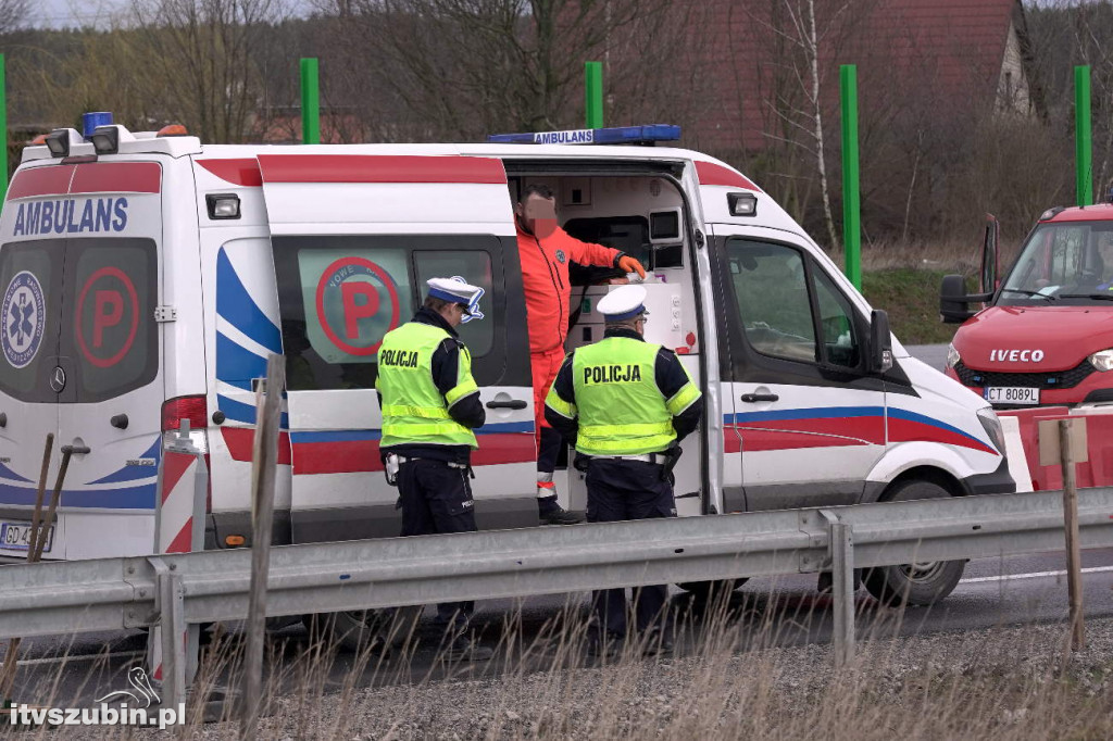 Zdarzenie drogowe na DK05 w Kowalewie