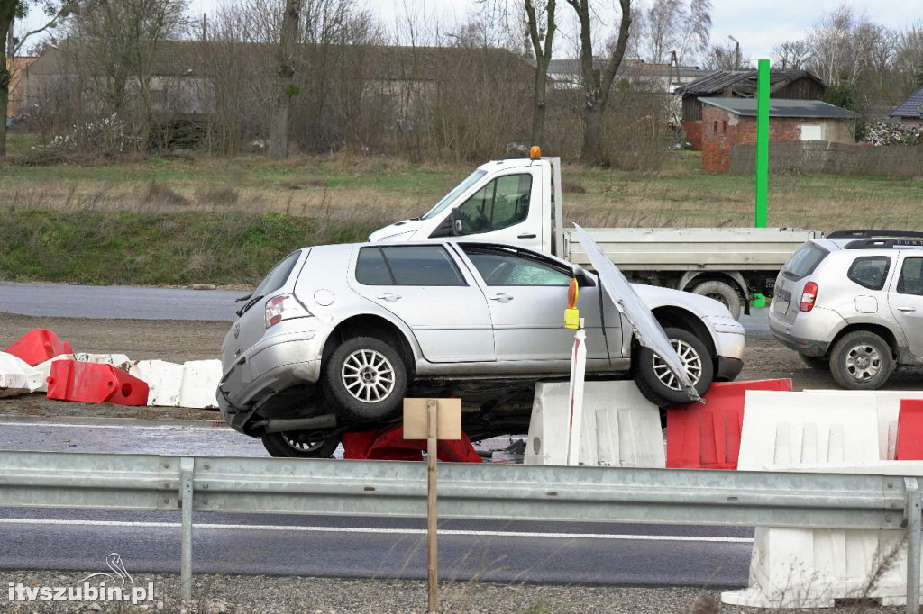 Zdarzenie drogowe na DK05 w Kowalewie