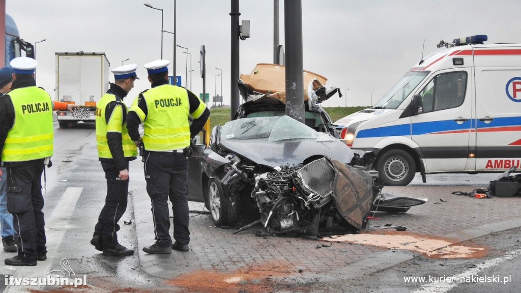 Zdarzenie drogowe na DK05 w Kowalewie