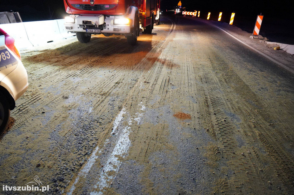 Nocne działania strażaków z Szubina