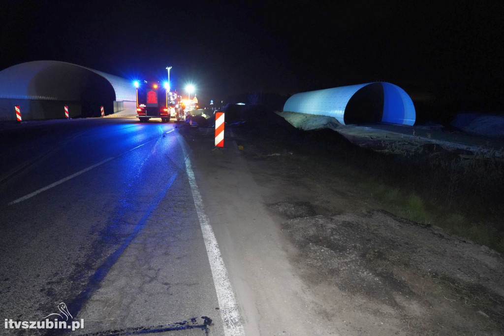 Nocne działania strażaków z Szubina
