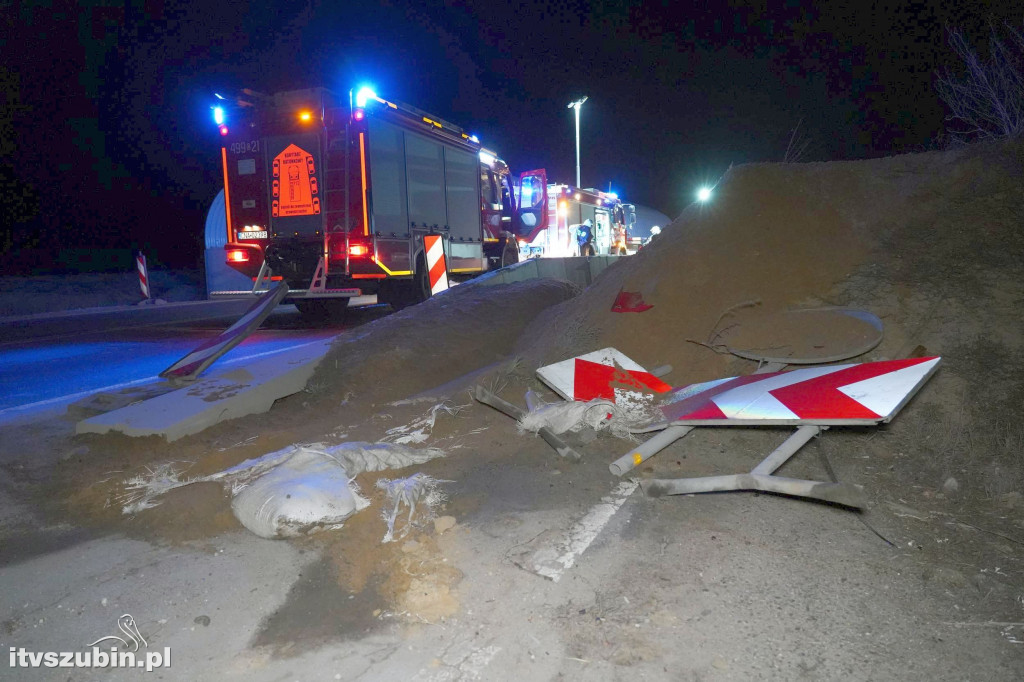 Nocne działania strażaków z Szubina