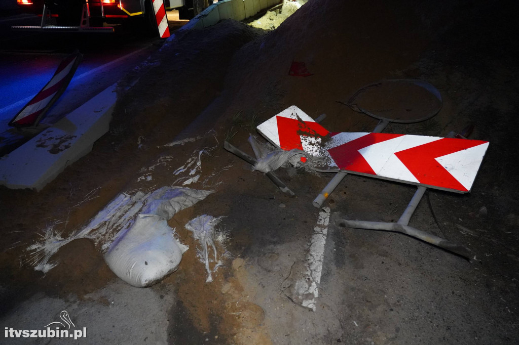 Nocne działania strażaków z Szubina