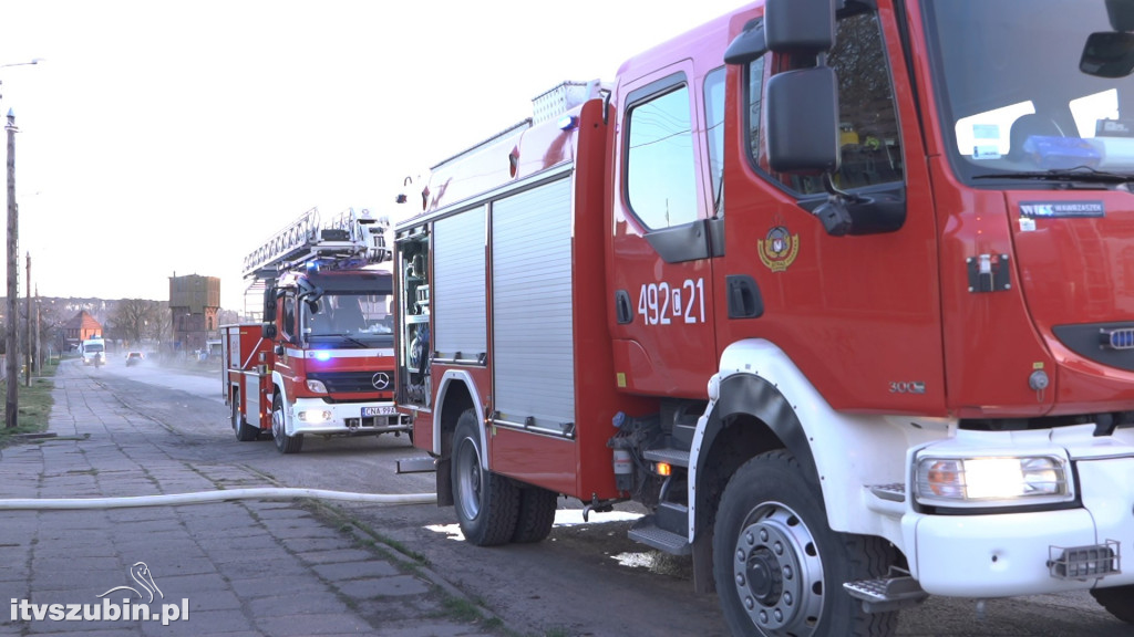 Pożar budynku mieszkalnego przy ul. Dworcowej