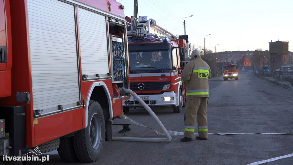 Pożar budynku mieszkalnego przy ul. Dworcowej