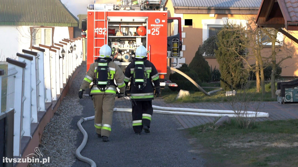 Pożar budynku mieszkalnego przy ul. Dworcowej