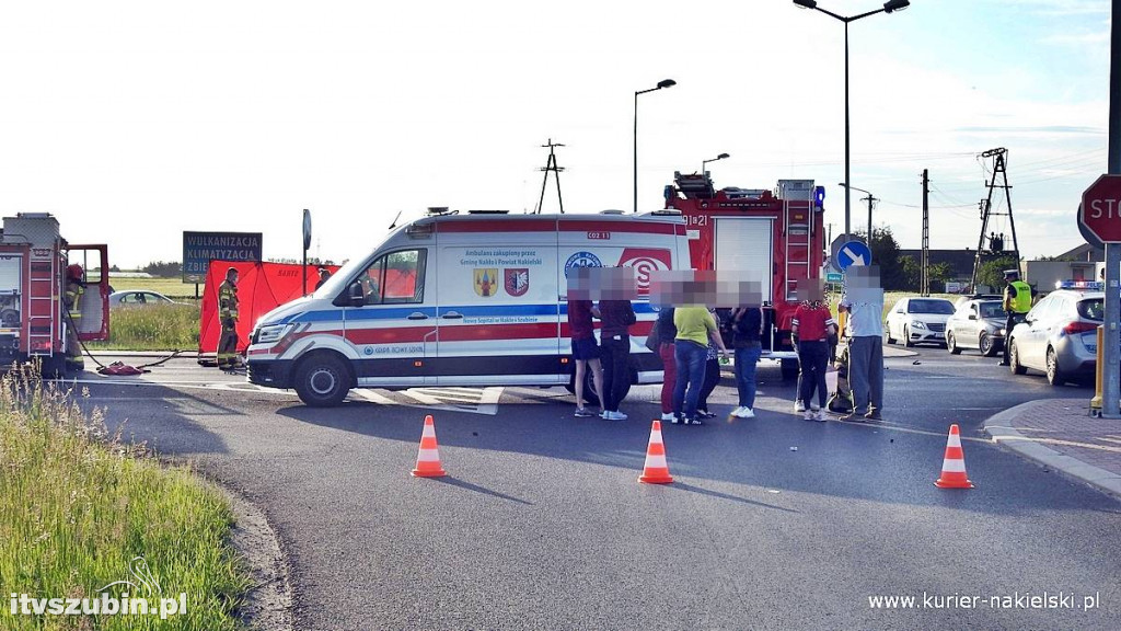 Wypadek na obwodnicy Nakła nad Notecią (DK10)