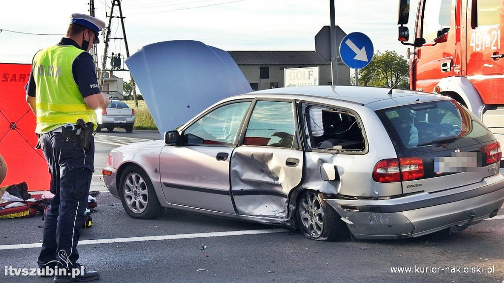 Wypadek na obwodnicy Nakła nad Notecią (DK10)