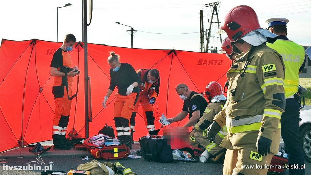 Wypadek na obwodnicy Nakła nad Notecią (DK10)