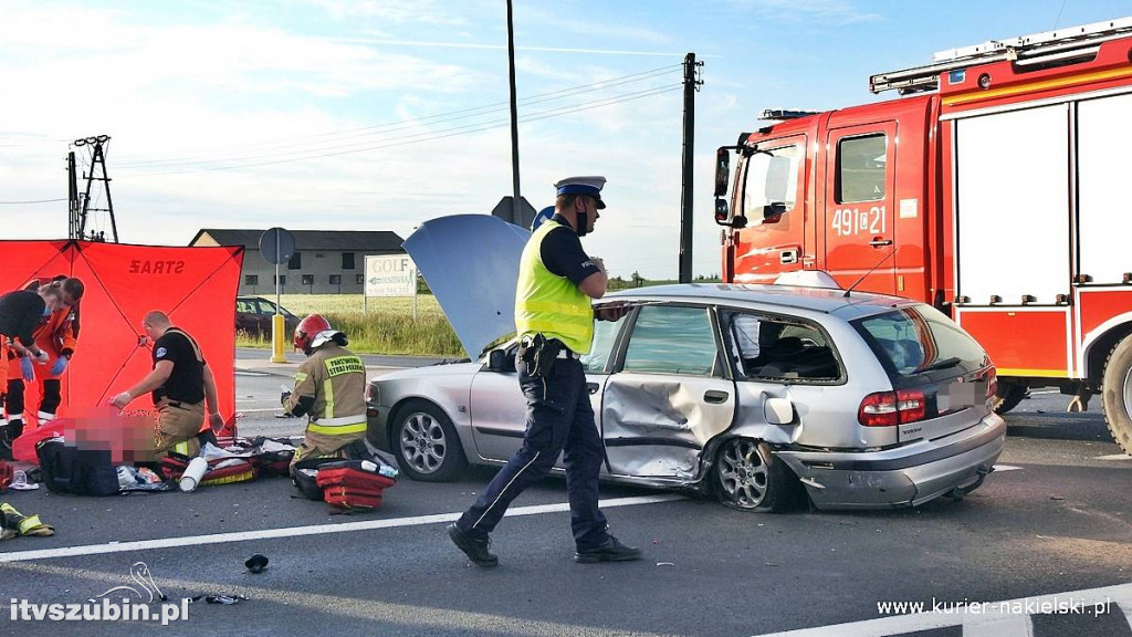Wypadek na obwodnicy Nakła nad Notecią (DK10)