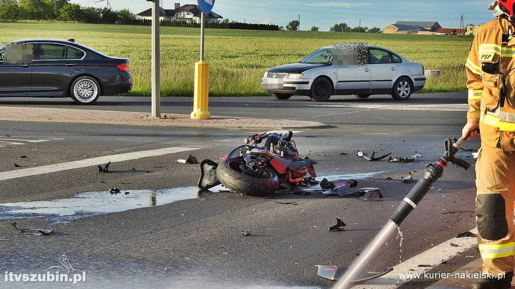Wypadek na obwodnicy Nakła nad Notecią (DK10)