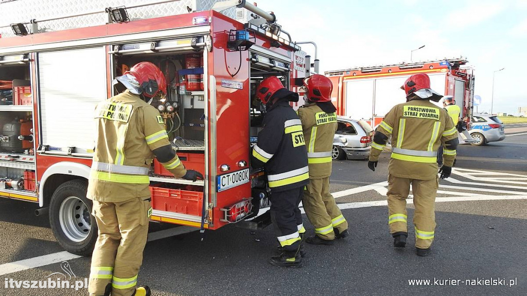 Wypadek na obwodnicy Nakła nad Notecią (DK10)