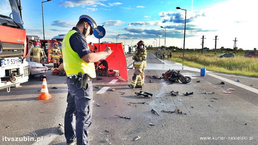 Wypadek na obwodnicy Nakła nad Notecią (DK10)