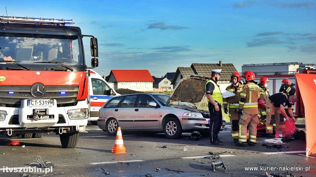 Wypadek na obwodnicy Nakła nad Notecią (DK10)