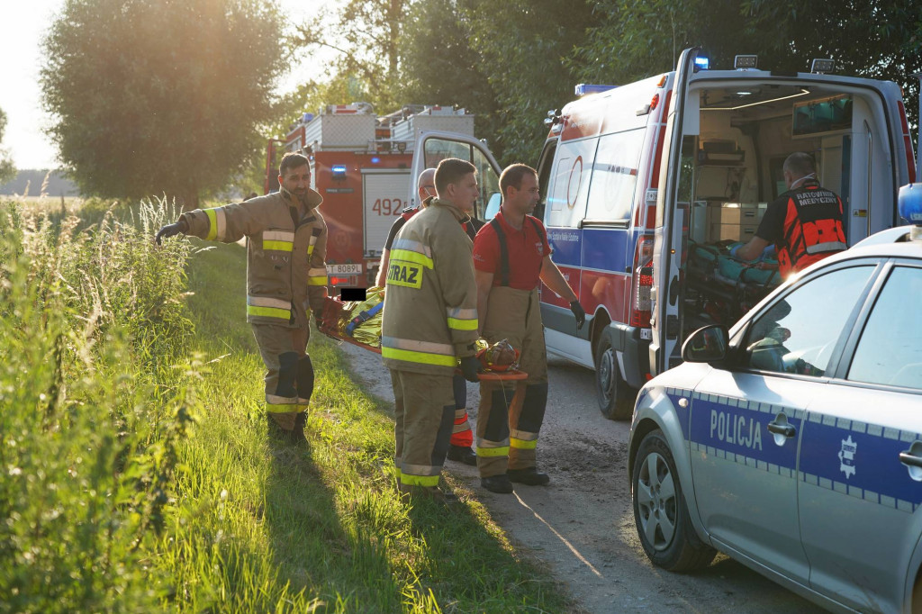 Poważny wypadek w Małych Rudach