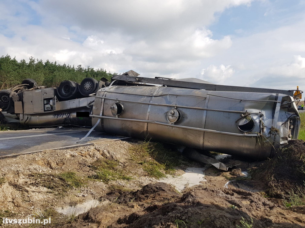 Droga krajowa nr 5 w Szkocji była całkowicie zablokowana