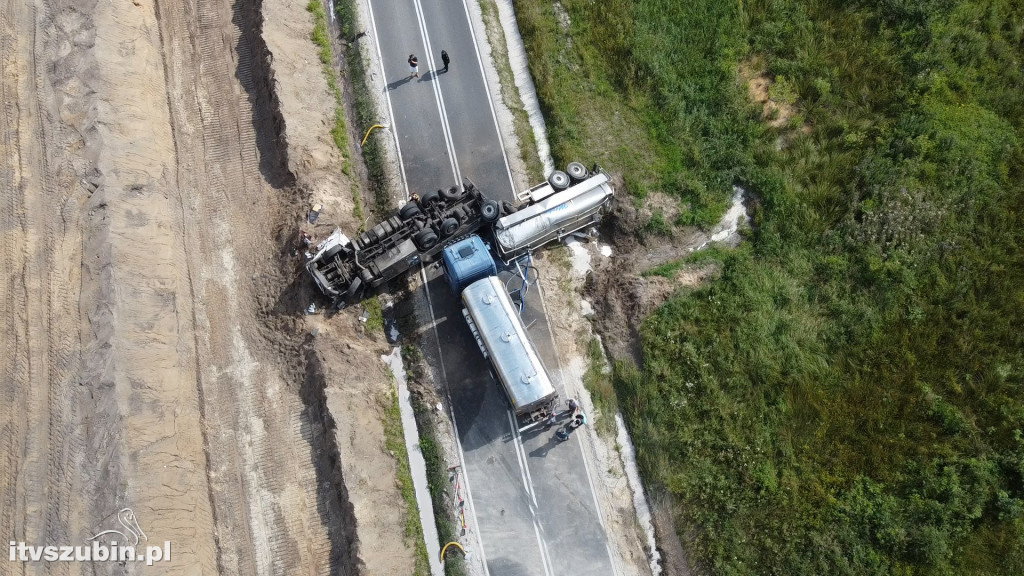 Droga krajowa nr 5 w Szkocji była całkowicie zablokowana