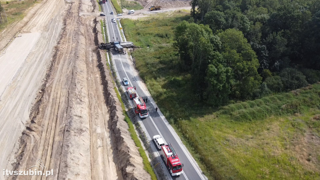 Droga krajowa nr 5 w Szkocji była całkowicie zablokowana