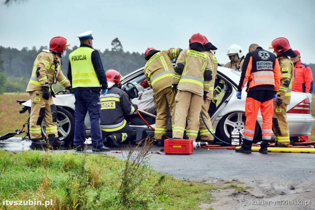 Zderzenie dwóch samochodów w Gorzeniu. Trzy osoby w szpitalu