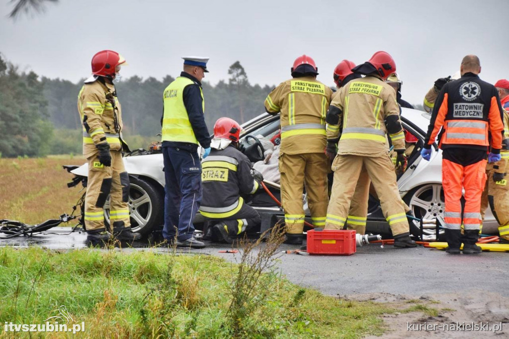Zderzenie dwóch samochodów w Gorzeniu. Trzy osoby w szpitalu
