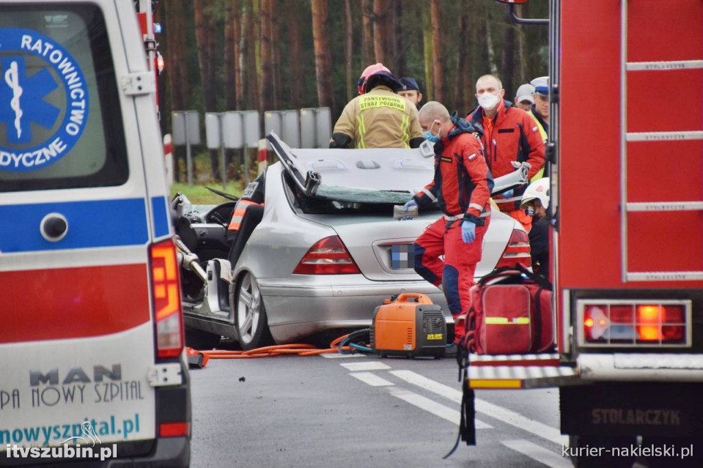 Zderzenie dwóch samochodów w Gorzeniu. Trzy osoby w szpitalu