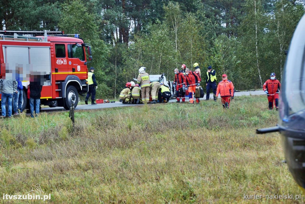 Zderzenie dwóch samochodów w Gorzeniu. Trzy osoby w szpitalu