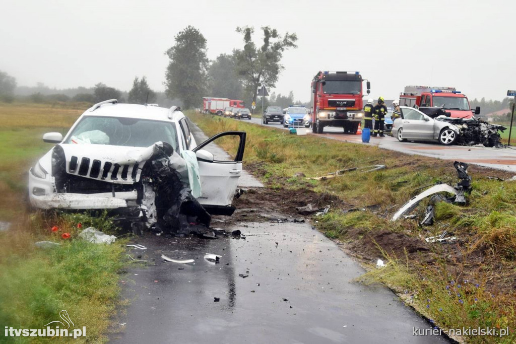 Zderzenie dwóch samochodów w Gorzeniu. Trzy osoby w szpitalu