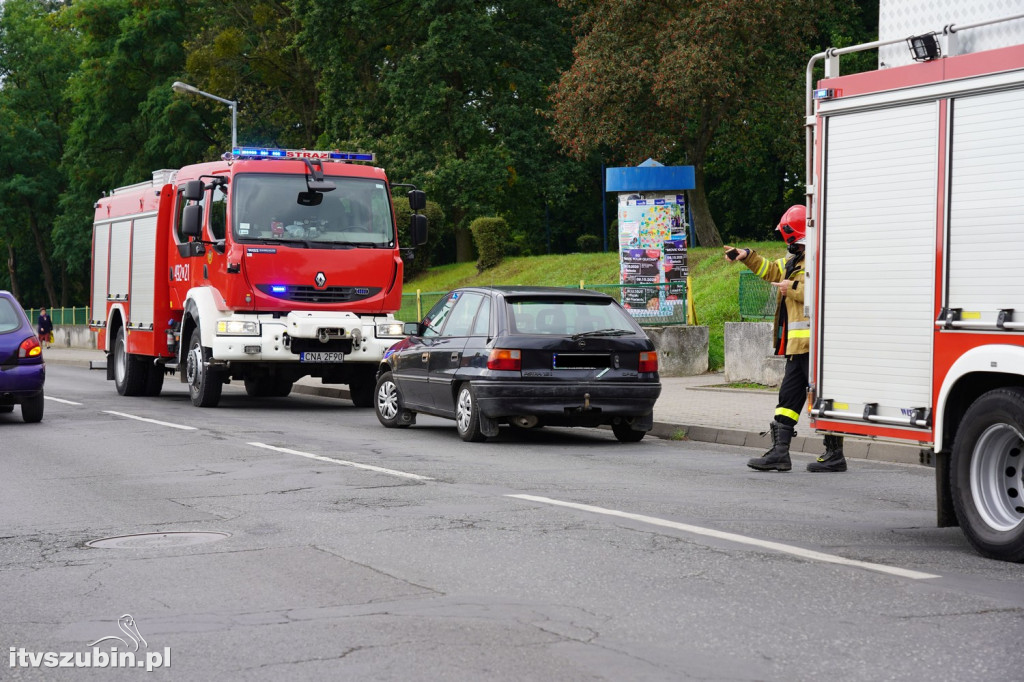 Dwie kolizje jedno zdarzenie drogowe w Szubinie
