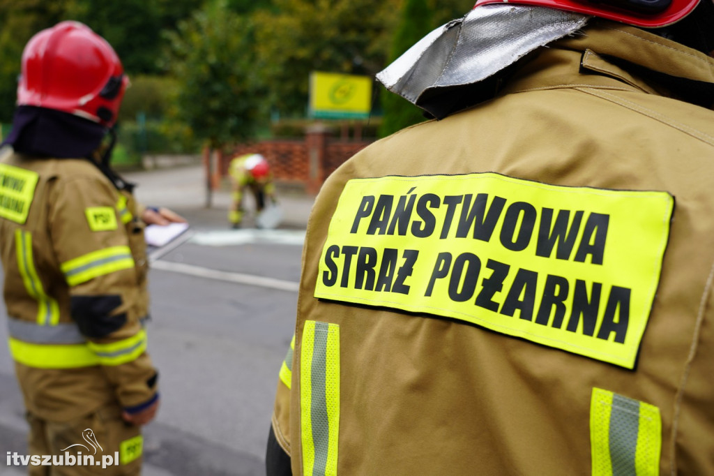 Dwie kolizje jedno zdarzenie drogowe w Szubinie
