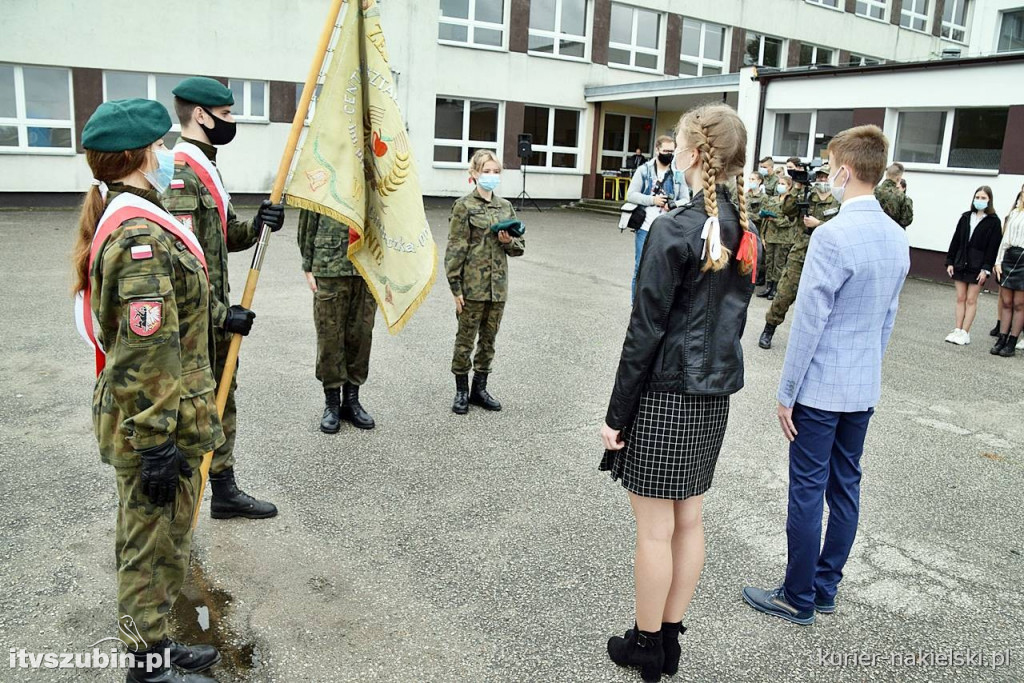 Ślubowanie i przysięga I klasy Technikum Zespołu Szkół w Szubinie