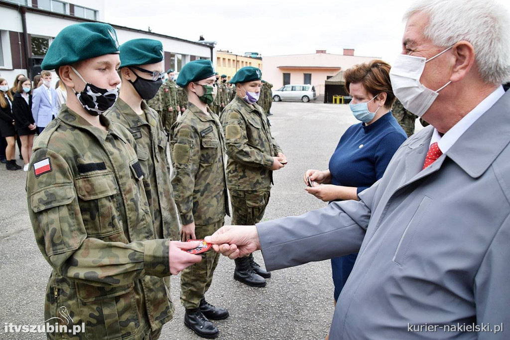 Ślubowanie i przysięga I klasy Technikum Zespołu Szkół w Szubinie