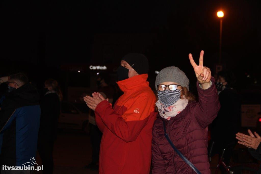 Szubińska manifestacja i przemarsz ulicami miasta