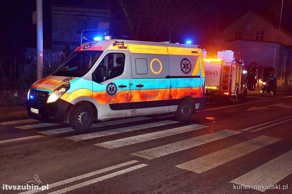 Potrącenie na przejściu dla pieszych w Nakle