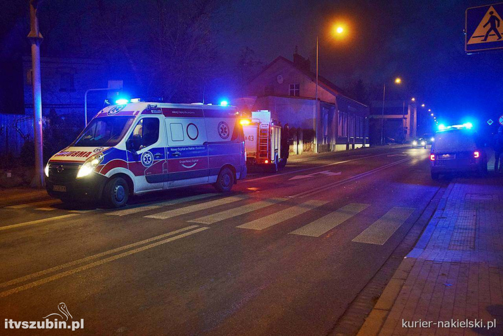 Potrącenie na przejściu dla pieszych w Nakle