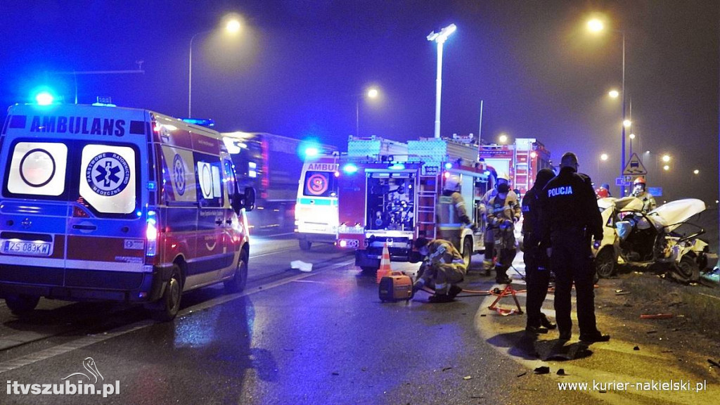 Tragiczny wypadek u zbiegu Mroteckiej z DK10 w Nakle