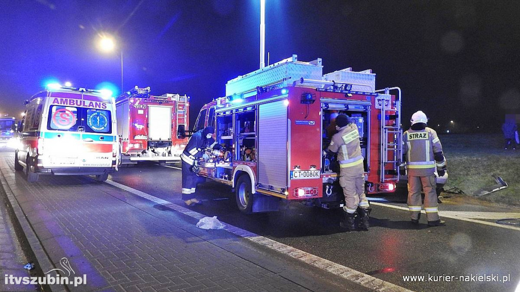 Tragiczny wypadek u zbiegu Mroteckiej z DK10 w Nakle
