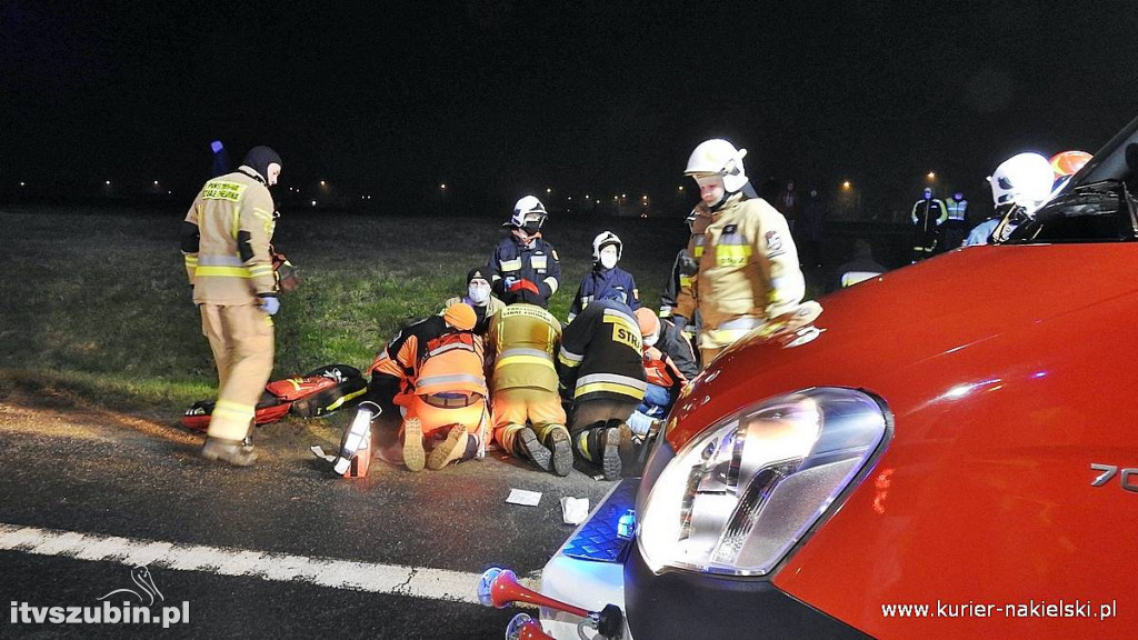 Tragiczny wypadek u zbiegu Mroteckiej z DK10 w Nakle