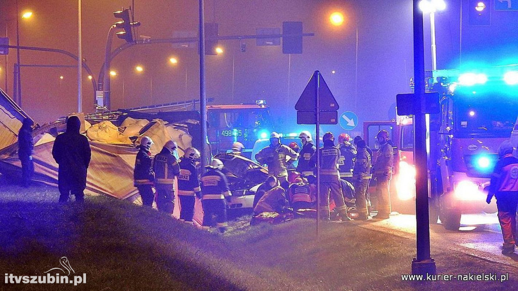 Tragiczny wypadek u zbiegu Mroteckiej z DK10 w Nakle