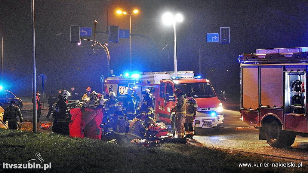 Tragiczny wypadek u zbiegu Mroteckiej z DK10 w Nakle