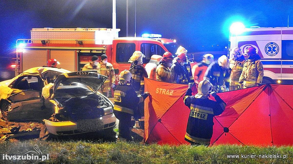Tragiczny wypadek u zbiegu Mroteckiej z DK10 w Nakle