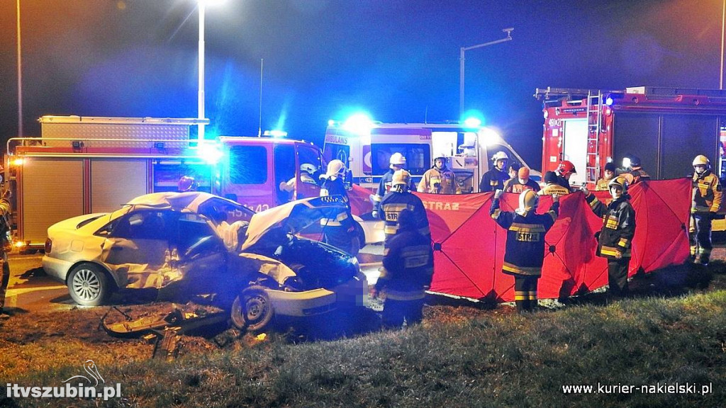 Tragiczny wypadek u zbiegu Mroteckiej z DK10 w Nakle