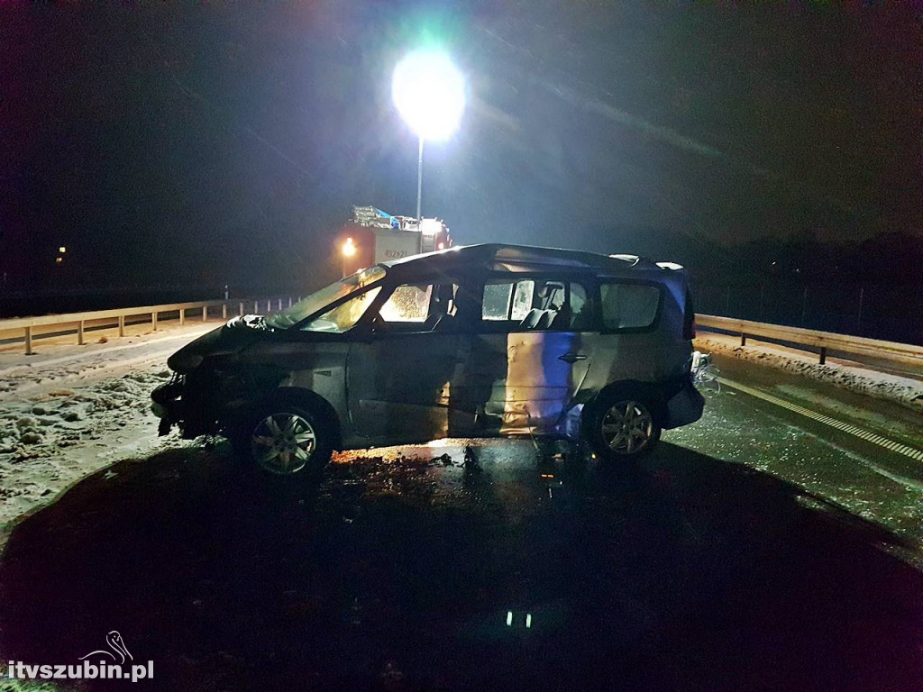 Wypadek na drodze S5 na wysokości Kowalewa