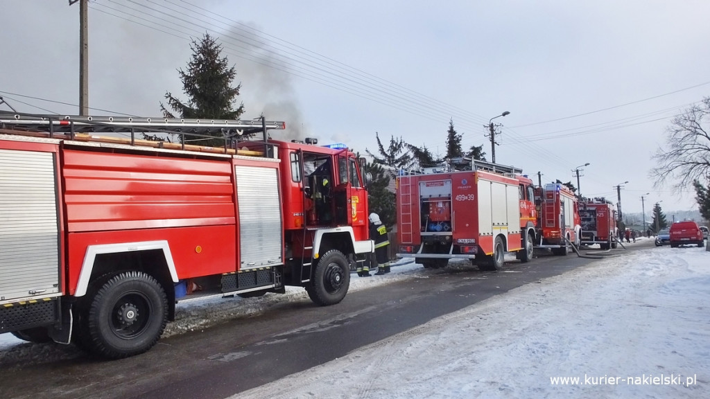 Pożar poddasza budynku jednorodzinnego w Występie