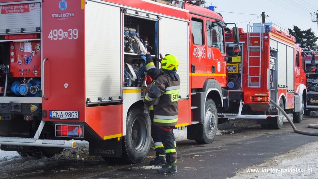 Pożar poddasza budynku jednorodzinnego w Występie