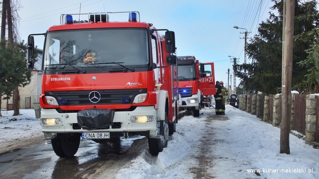Pożar poddasza budynku jednorodzinnego w Występie